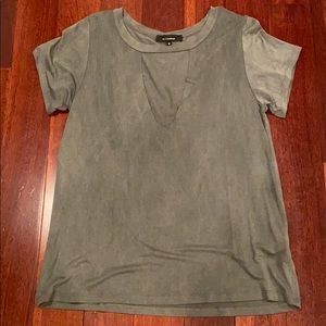 Grey choker top